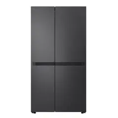 LG - Nevecón Side by Side 664 lt Smart Inverter Negro Mate GS66BPM