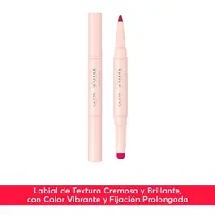 PUPA - Labial Y Lápiz De Labios Vamp! Creamy Duo Cherry Red 0.8 gr