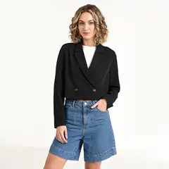 SYBILLA - Blazer Mujer Crop