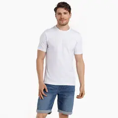 BEARCLIFF - Camiseta Hombre Manga corta con Estampado de Algodón