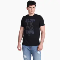 BEARCLIFF - Camiseta Hombre Manga corta con Estampado de Algodón