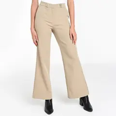 BASEMENT - Pantalón Palazzo Mujer Tiro alto