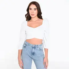 MOSSIMO - Top esqueleto Mujer Manga larga