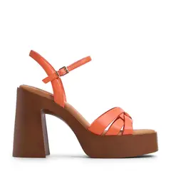 ALDO - Sandalias para Mujer con tacón Cuadrado Solenia Rojo