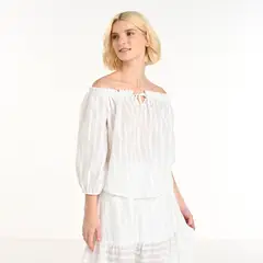 UNIVERSITY CLUB - Blusa Mujer Manga 3/4