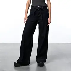 DENIMLAB - Jean Wide leg Mujer Tiro medio