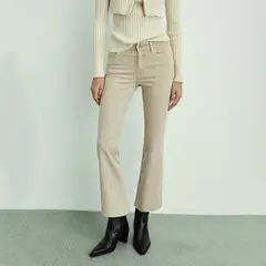 MANGO - Jean Flare Mujer Tiro medio
