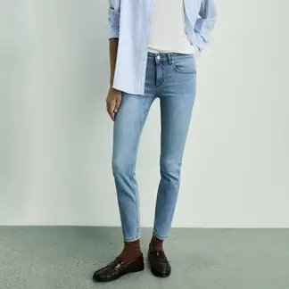 MANGO - Jean Push Up Mujer Tiro bajo