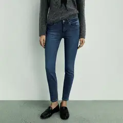 MANGO - Jean Push Up Mujer Tiro bajo