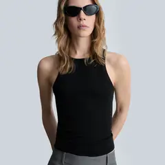 MANGO - Top esqueleto Mujer Sin mangas