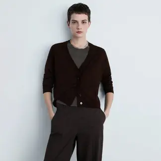 MANGO - Cardigan Mujer Tejido