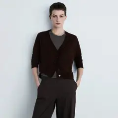 MANGO - Cardigan Mujer Tejido