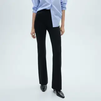 MANGO - Leggings Flare Mujer Tiro medio