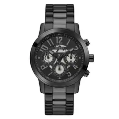 GUESS - Reloj Hombre PARKER. Reloj Acero Inoxidable Negro GW0627G3