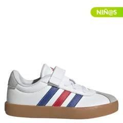 ADIDAS - Tenis moda VL Court 3.0 Niño con Velcro