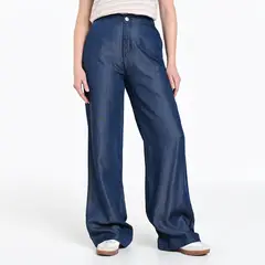 APOLOGY - Jean Wide leg Mujer Tiro medio