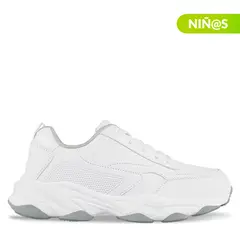 CROYDON - Tenis Blancos Escolares Unisex niño
