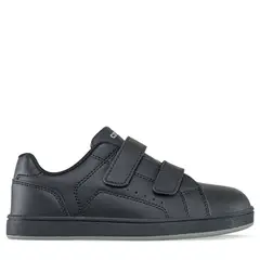CROYDON - Tenis Negros Escolares Unisex niño con Velcro color Negro