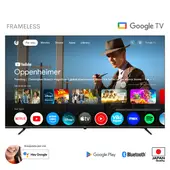 JVC - Televisor LED 70 pulgadas Frameless Multituner 4K UHD HDR Google TV OS