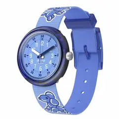 SWATCH - Reloj Flik Flak Niño AIRNIMALS. Reloj Plástico Azul ZFPNP157