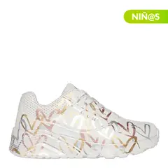SKECHERS - Tenis moda Uno Lite Metallic Love Niña