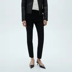 MANGO - Pantalón Skinny Mujer Tiro medio