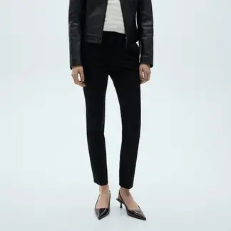 MANGO - Pantalón Skinny Mujer Tiro medio