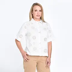APOLOGY - Camisa Mujer Manga corta de Algodón