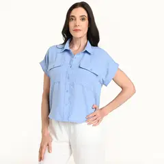 APOLOGY - Camisa Mujer Manga corta
