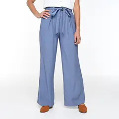 APOLOGY - Pantalón Wide leg Mujer Tiro alto