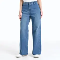 UNIVERSITY CLUB - Jean Wide leg Mujer Tiro medio