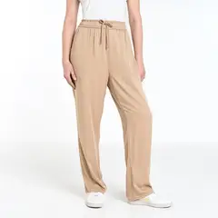 SOUTHLAND - Pantalón Wide leg Mujer Tiro alto
