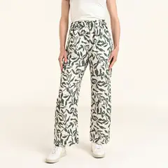 NEWPORT - Pantalón Recto Mujer Tiro alto