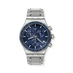 SWATCH - Reloj Unisex Irony. Reloj Acero inoxidable Plateado YVS496G