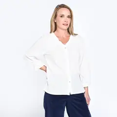 APOLOGY - Camisa Mujer Manga larga de Algodón