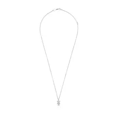 TOUS - Gargantilla con motivo colgante de platino con diamantes creados en laboratorio 0,58 ct Shine LGD