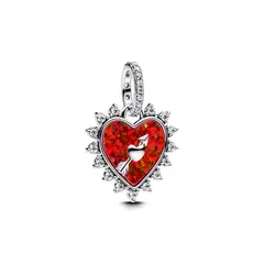 PANDORA - Charm Flecha Corazón Giratorio Plata Esterlina