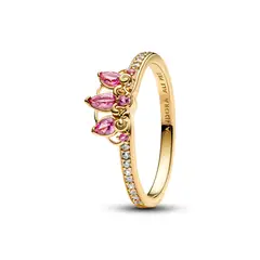 PANDORA - Anillo Princesa Rapunzel Disney Recubrimiento en Oro