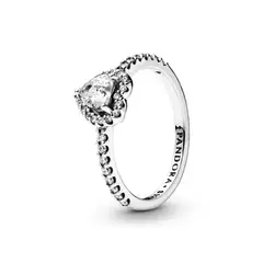 PANDORA - Anillo Corazón Elevado Plata Esterlina