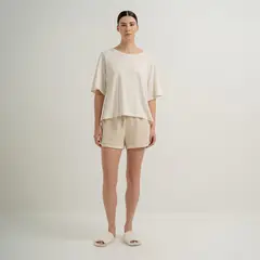 PUNTO BLANCO - Camiseta de pijama Mujer Medio Manga corta Algodón