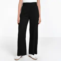 BASEMENT - Pantalón Wide leg Mujer Tiro alto