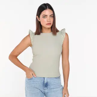 BASEMENT - Camiseta Mujer Sin mangas