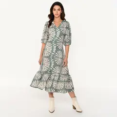 BASEMENT - Vestido Mujer Medio con Estampado