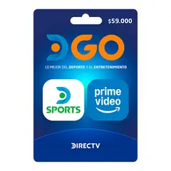 DIRECTV - Pin virtual | Membresía DGO 1 mes | $59.000 de acuerdo al plan seleccionado