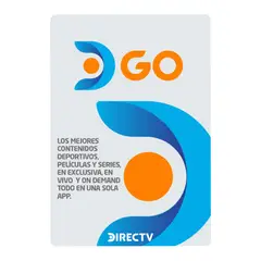 DIRECTV - Pin virtual |Membresía DGO 1 mes | $89.900 de acuerdo al plan seleccionado