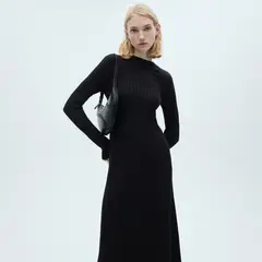 MANGO - Vestido Mujer Manga larga