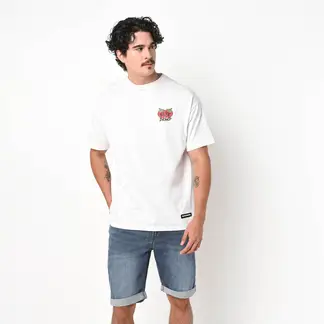 THE5IVEBRAND - Camiseta Unisex Estampada Oversize Manga Corta The 5ive Brand x Falabella