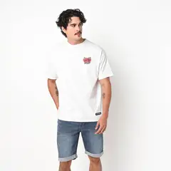 THE5IVEBRAND - Camiseta Unisex Estampada Oversize Manga Corta The 5ive Brand x Falabella