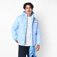 THE5IVEBRAND - Chaqueta Acolchada Unisex con Estampado The 5ive Brand x Falabella
