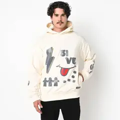 THE5IVEBRAND - Hoodie Unisex con Estampado The 5ive Brand x Falabella